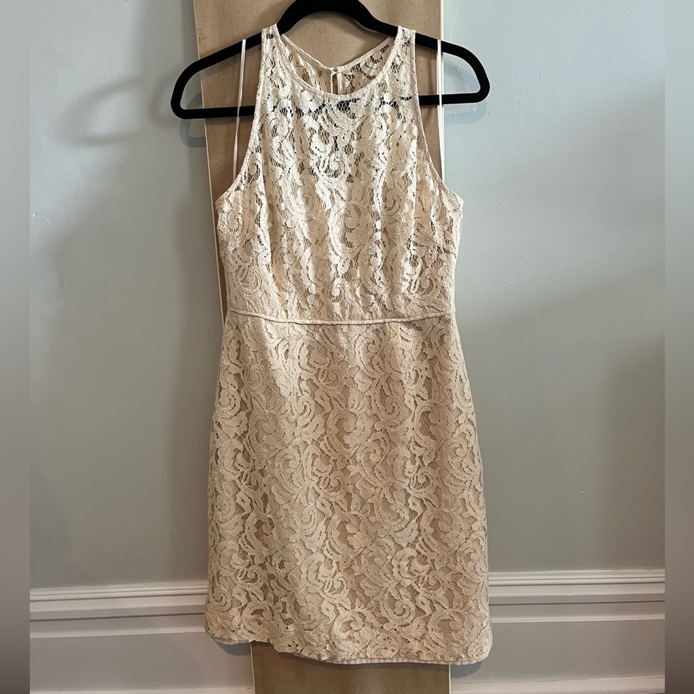 J Crew size 8 ivory bridesmaids dress